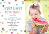 A Fun Day - Birthday Invitation